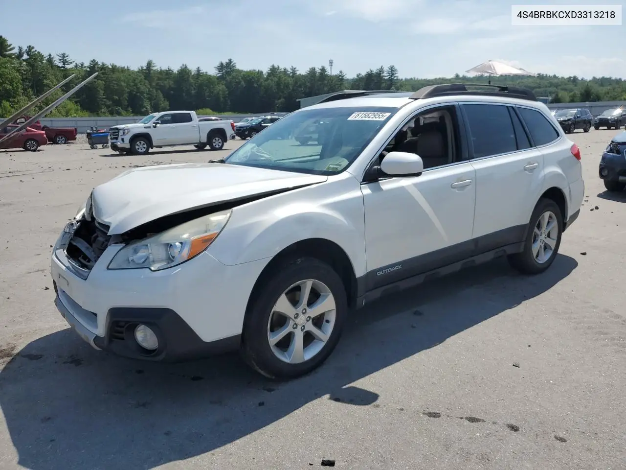 2013 Subaru Outback 2.5I Limited VIN: 4S4BRBKCXD3313218 Lot: 61562955