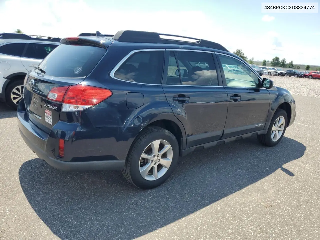 2013 Subaru Outback 2.5I Limited VIN: 4S4BRCKCXD3324774 Lot: 61650405