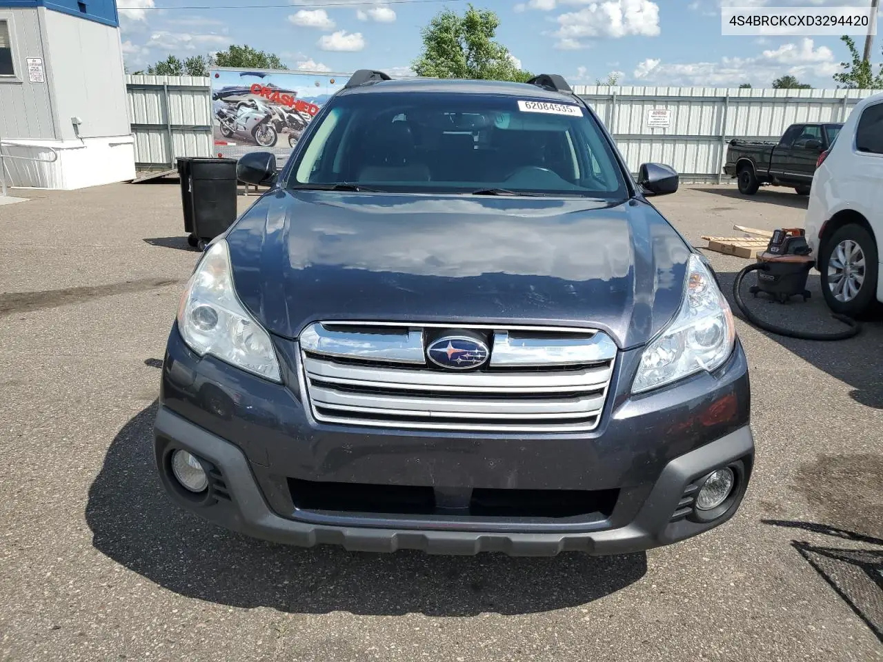 2013 Subaru Outback 2.5I Limited VIN: 4S4BRCKCXD3294420 Lot: 62084535