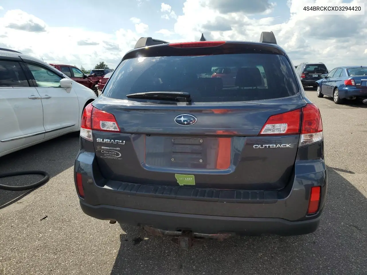 2013 Subaru Outback 2.5I Limited VIN: 4S4BRCKCXD3294420 Lot: 62084535