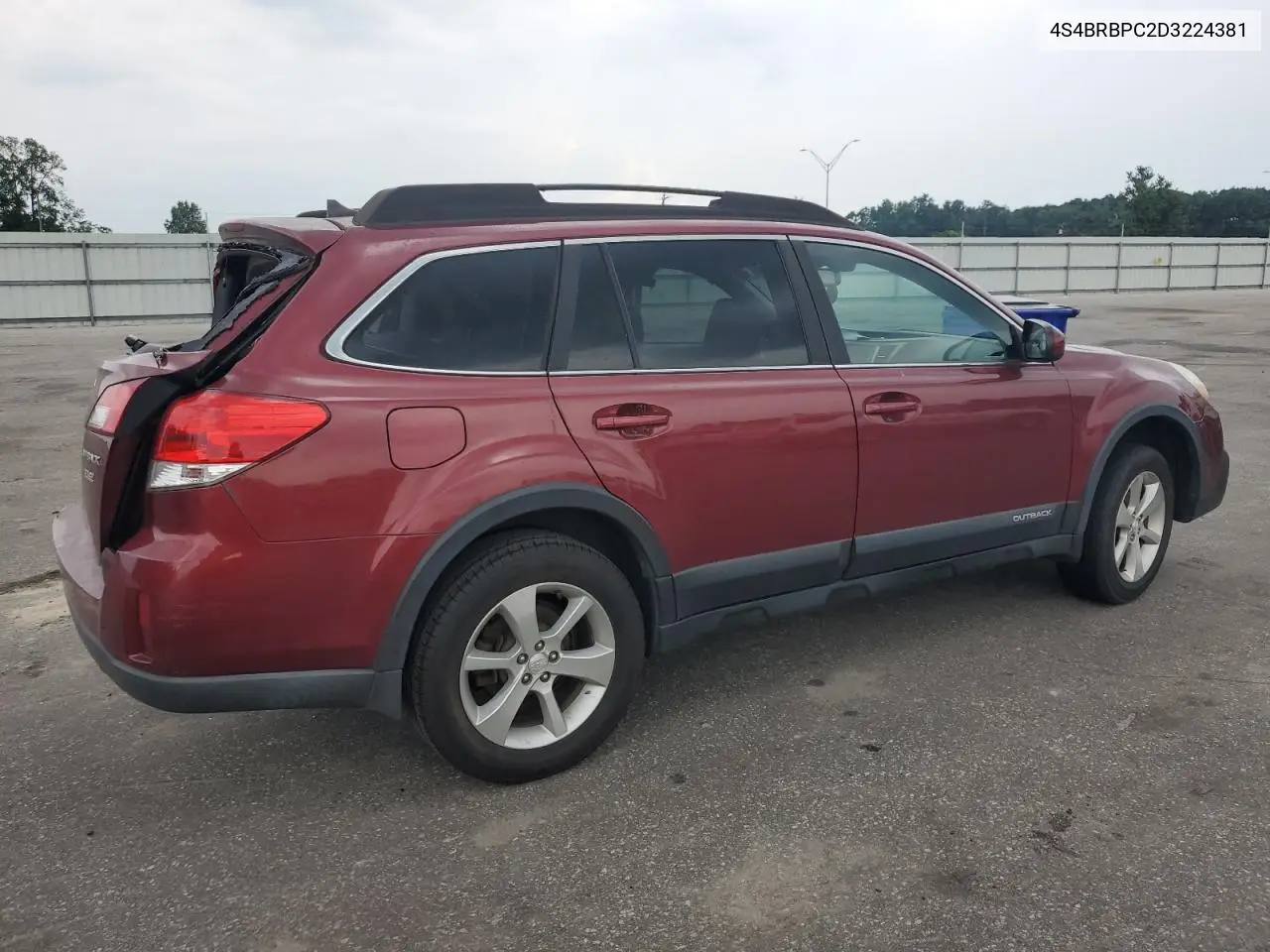 2013 Subaru Outback 2.5I Limited VIN: 4S4BRBPC2D3224381 Lot: 62403645