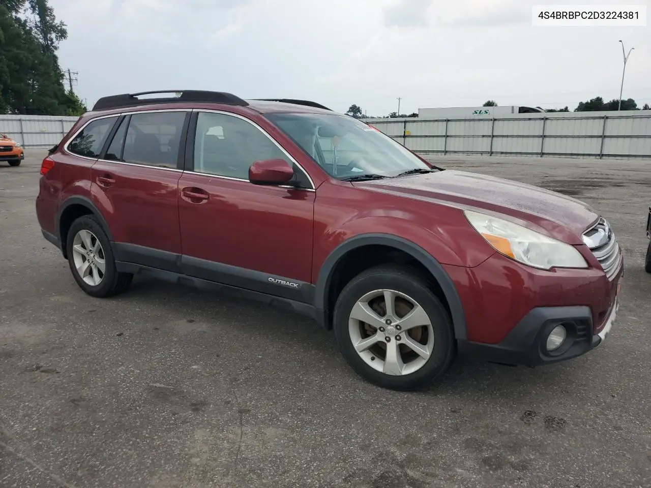 2013 Subaru Outback 2.5I Limited VIN: 4S4BRBPC2D3224381 Lot: 62403645
