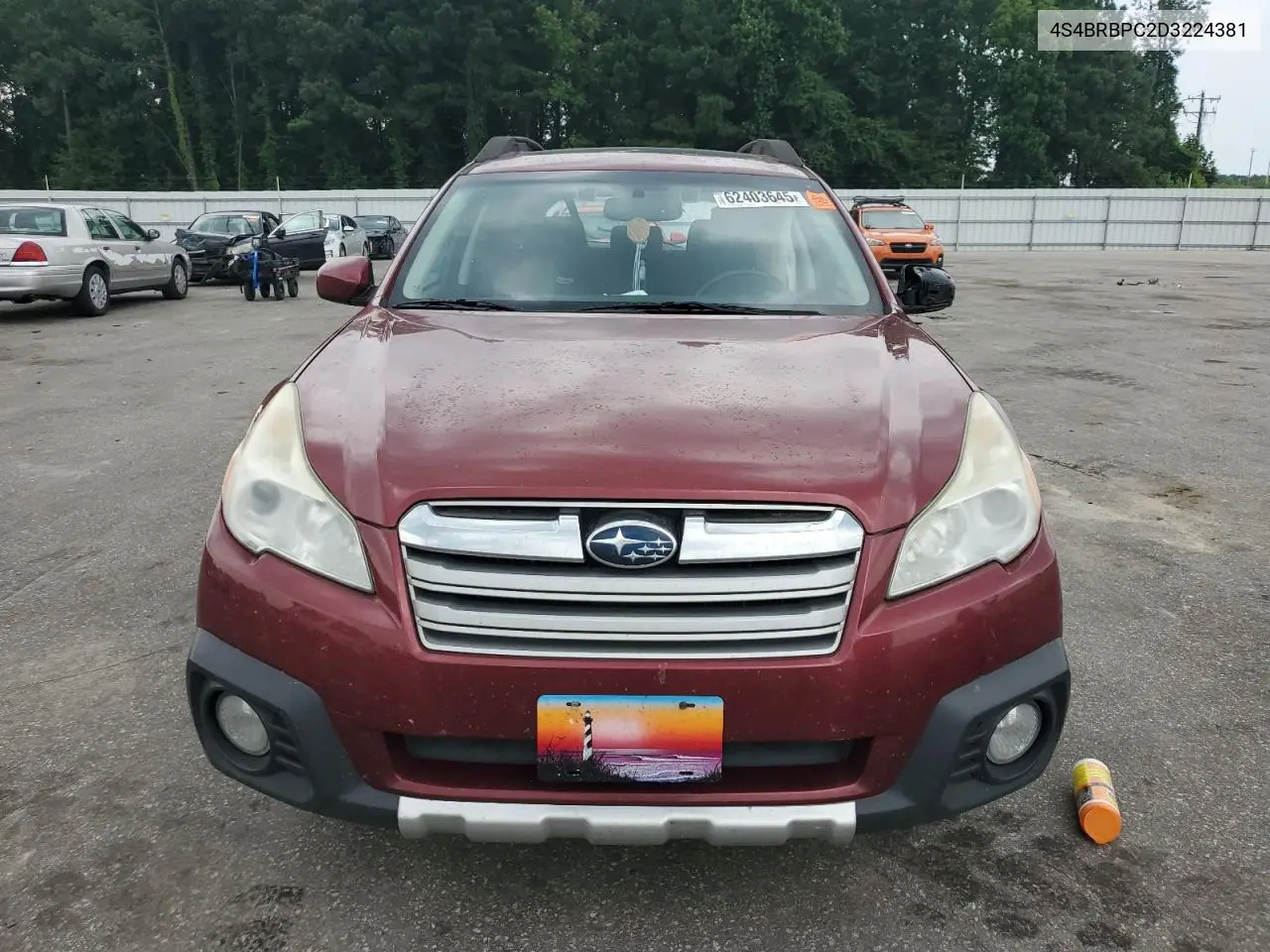 2013 Subaru Outback 2.5I Limited VIN: 4S4BRBPC2D3224381 Lot: 62403645