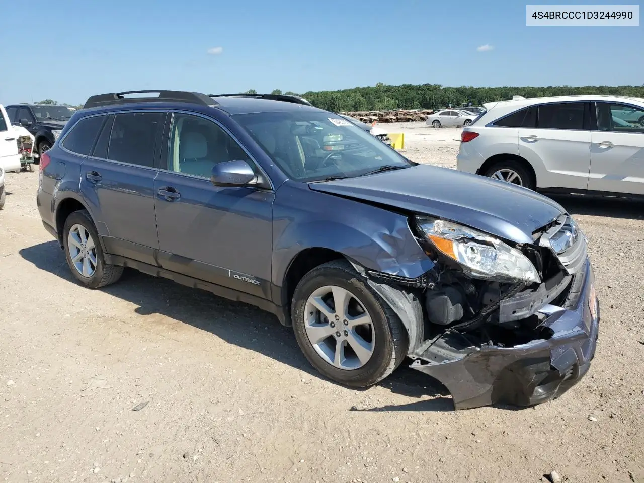2013 Subaru Outback 2.5I Premium VIN: 4S4BRCCC1D3244990 Lot: 62420305