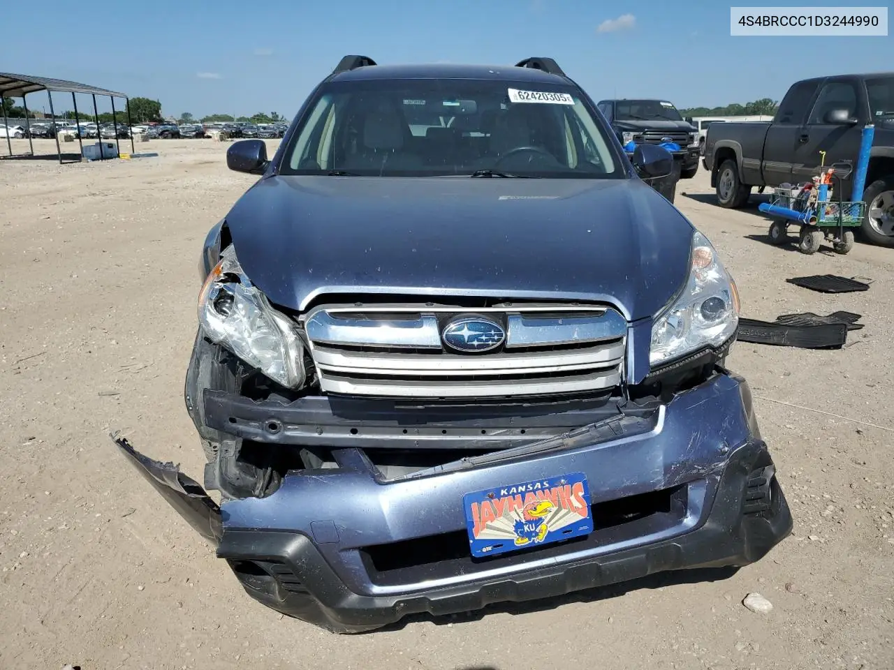 2013 Subaru Outback 2.5I Premium VIN: 4S4BRCCC1D3244990 Lot: 62420305