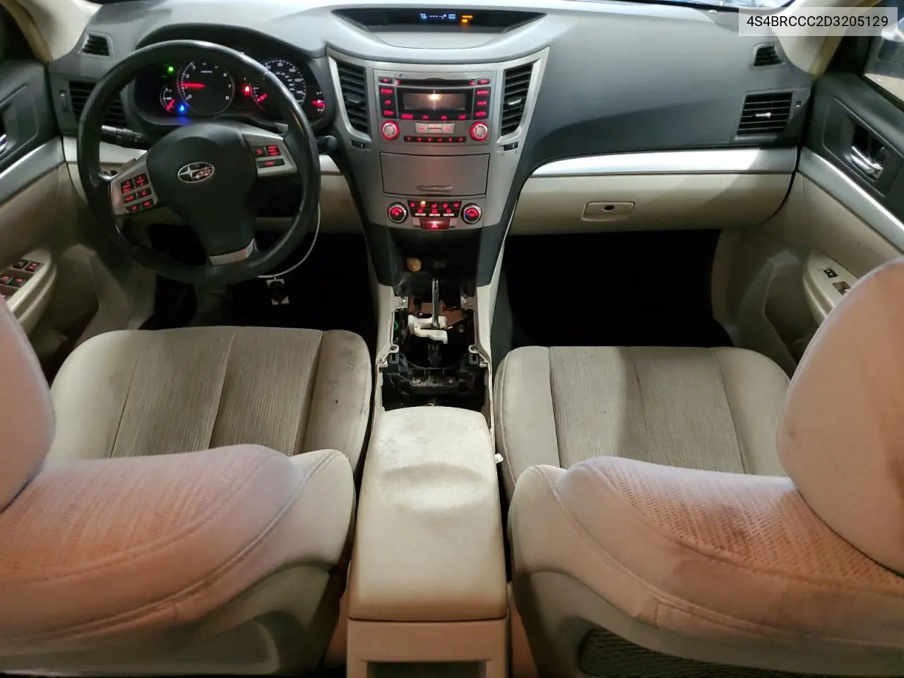 4S4BRCCC2D3205129 2013 Subaru Outback 2.5I Premium