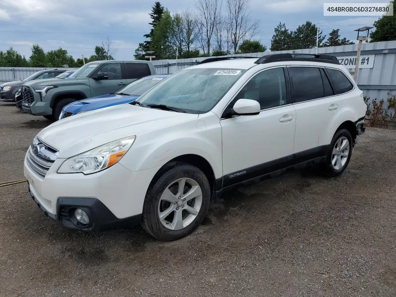 2013 Subaru Outback 2.5I Premium VIN: 4S4BRGBC6D3276830 Lot: 62549095