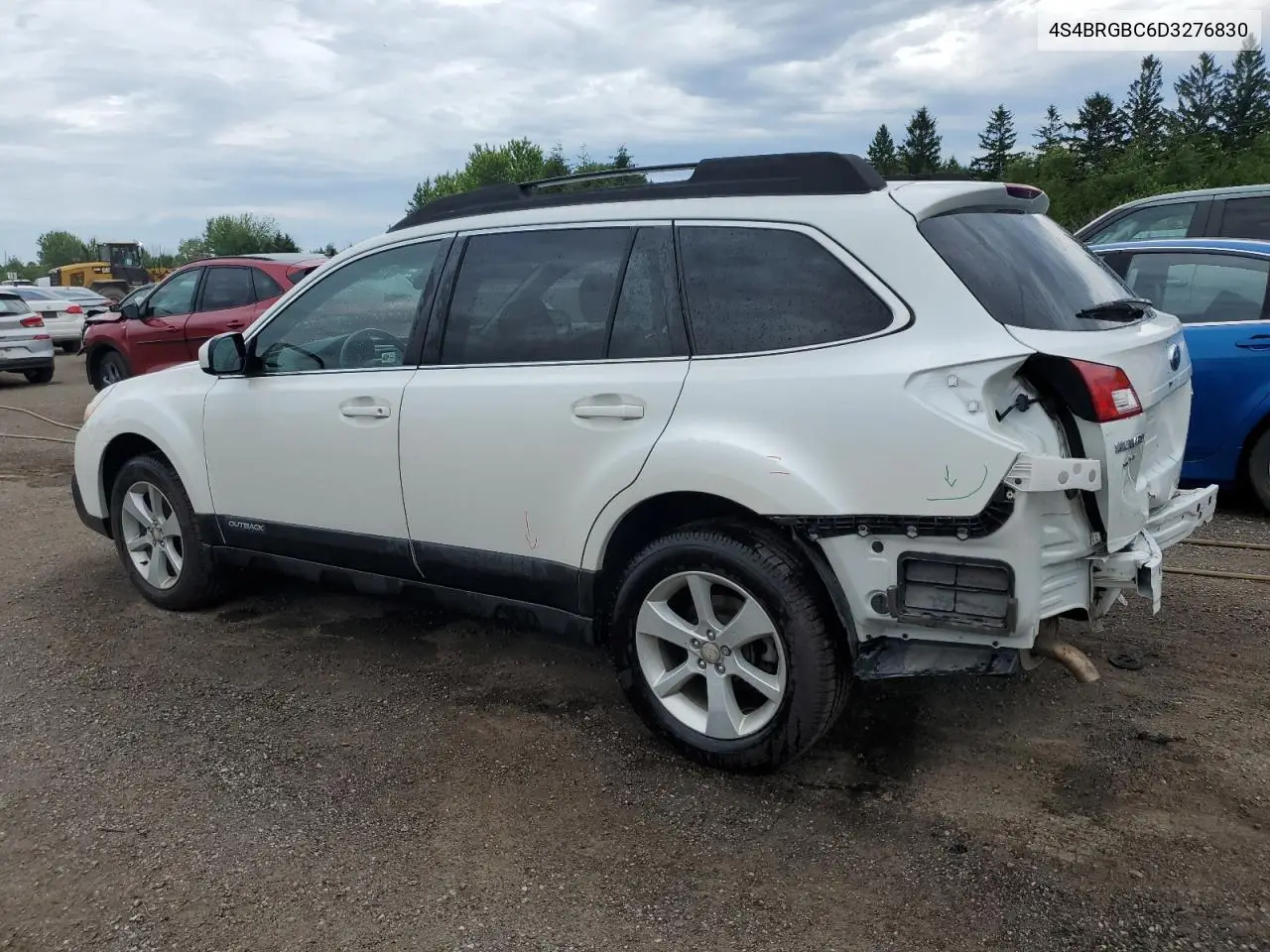 2013 Subaru Outback 2.5I Premium VIN: 4S4BRGBC6D3276830 Lot: 62549095