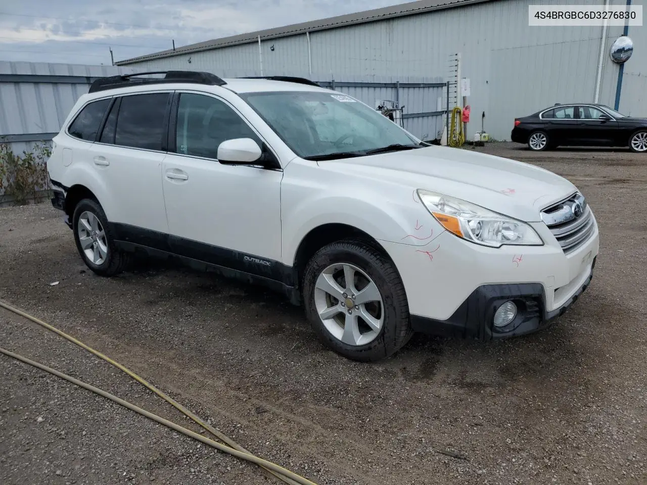 2013 Subaru Outback 2.5I Premium VIN: 4S4BRGBC6D3276830 Lot: 62549095