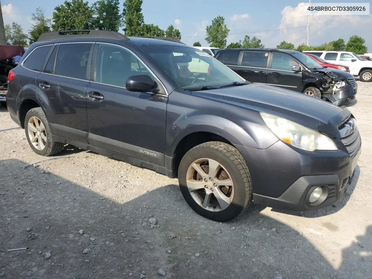 2013 Subaru Outback 2.5I Premium VIN: 4S4BRBGC7D3305926 Lot: 62577965