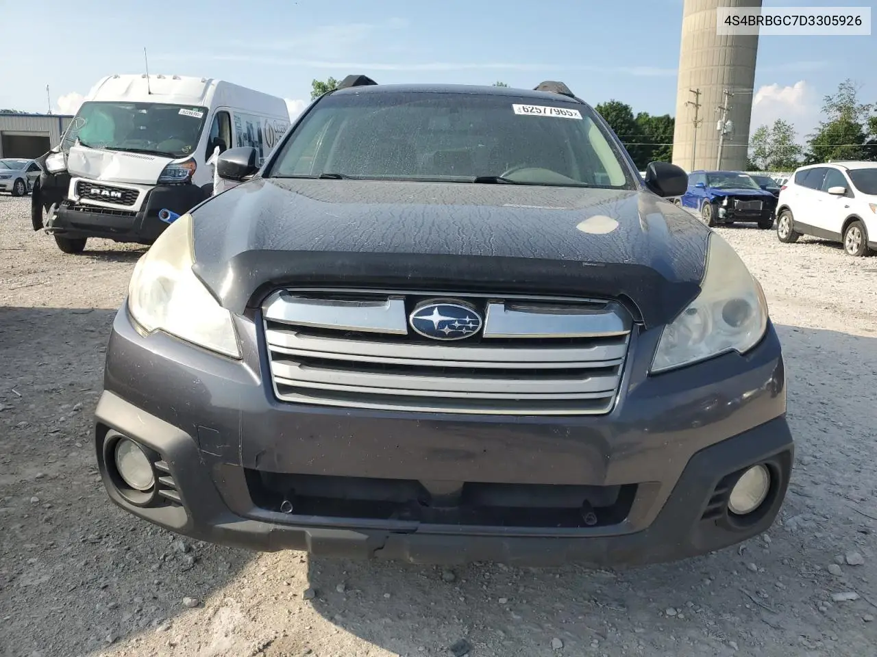 2013 Subaru Outback 2.5I Premium VIN: 4S4BRBGC7D3305926 Lot: 62577965