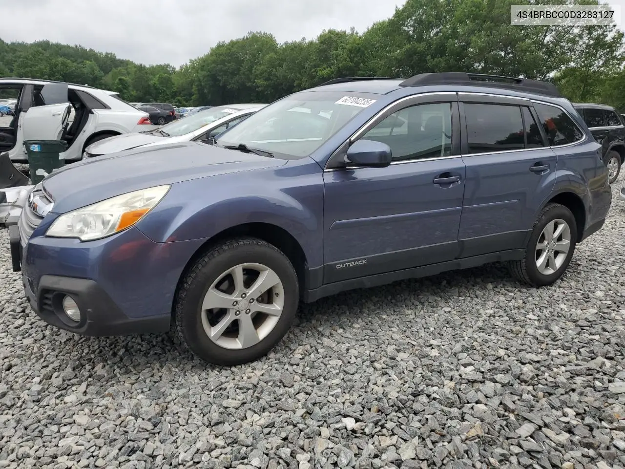 2013 Subaru Outback 2.5I Premium VIN: 4S4BRBCC0D3283127 Lot: 62704235
