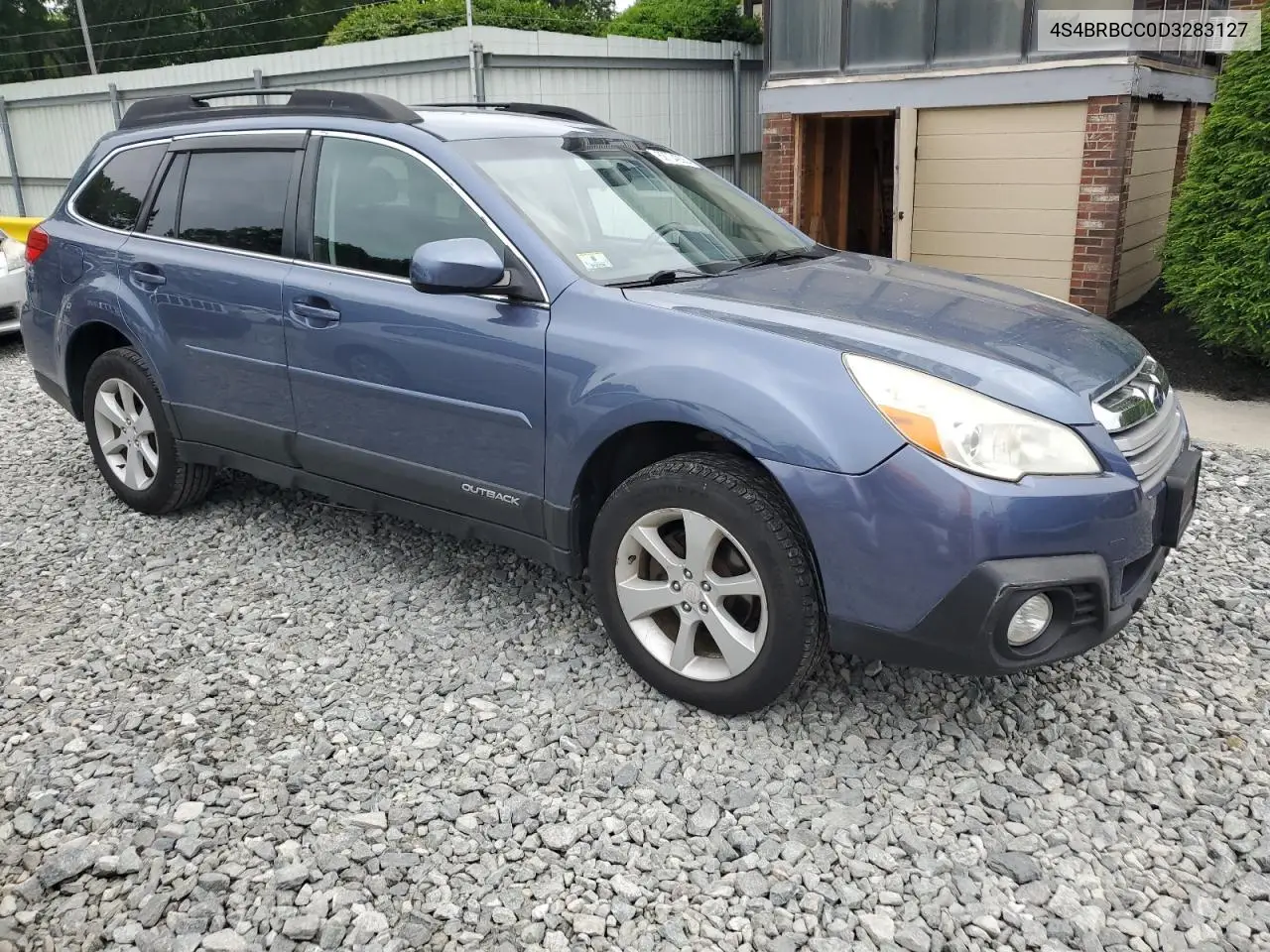 2013 Subaru Outback 2.5I Premium VIN: 4S4BRBCC0D3283127 Lot: 62704235