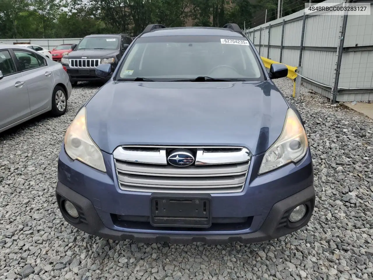 2013 Subaru Outback 2.5I Premium VIN: 4S4BRBCC0D3283127 Lot: 62704235
