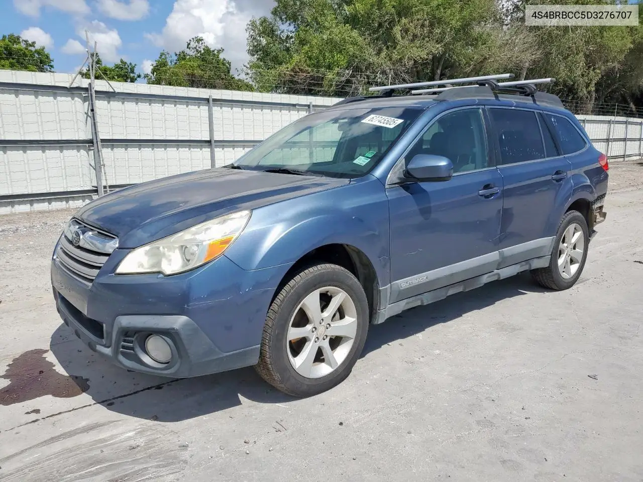 2013 Subaru Outback 2.5I Premium VIN: 4S4BRBCC5D3276707 Lot: 62745505