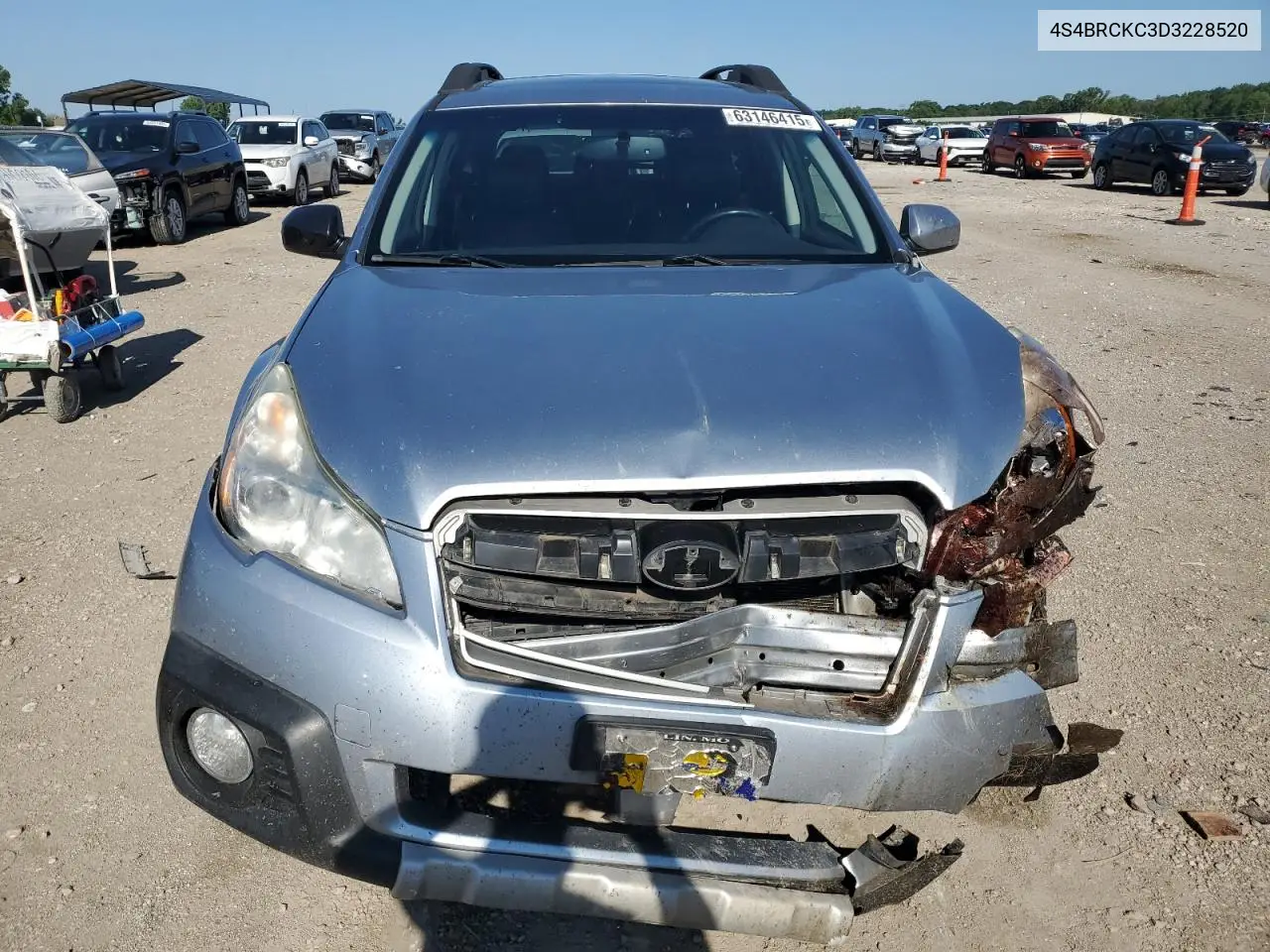 2013 Subaru Outback 2.5I Limited VIN: 4S4BRCKC3D3228520 Lot: 63146415