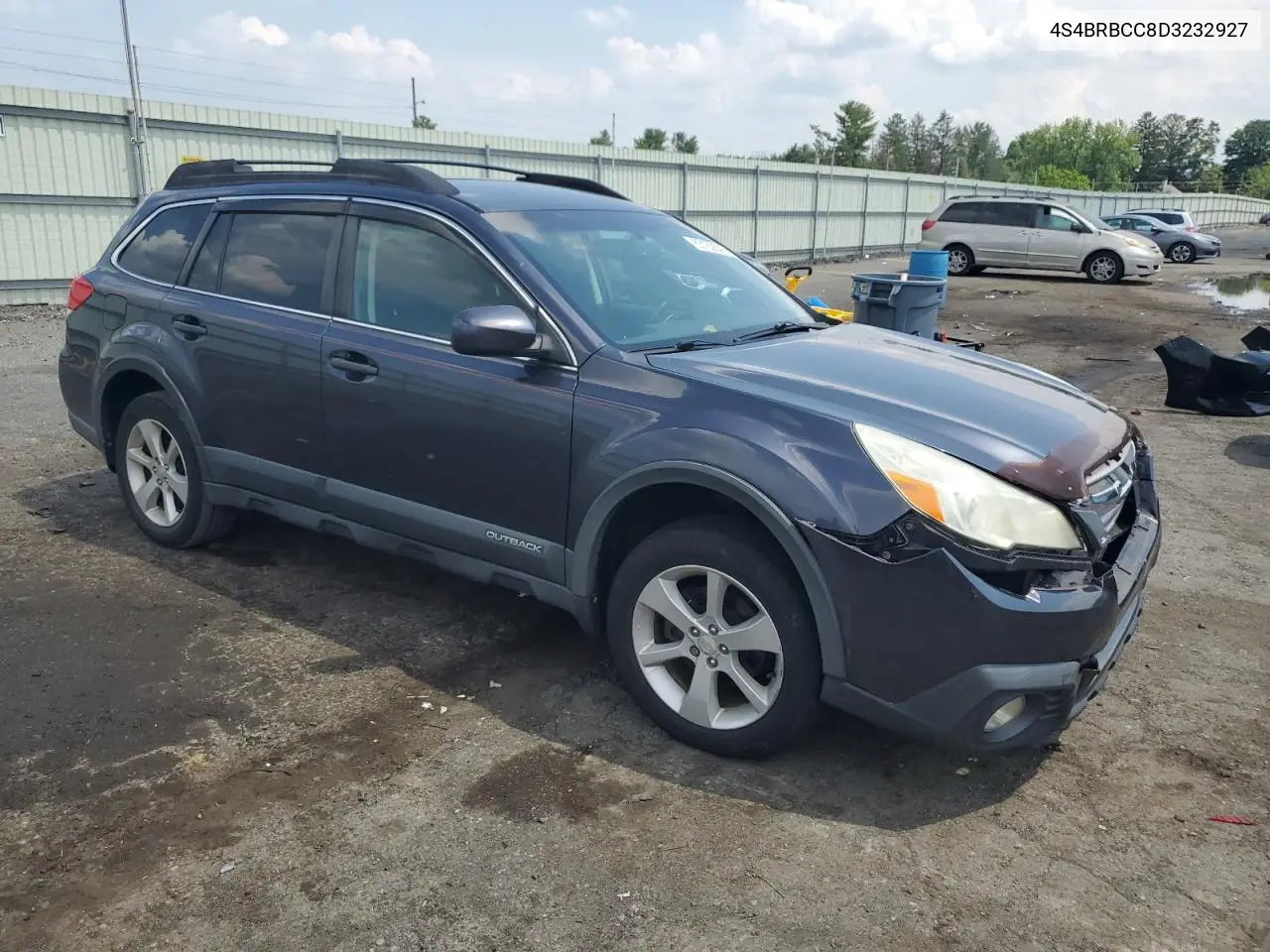 2013 Subaru Outback 2.5I Premium VIN: 4S4BRBCC8D3232927 Lot: 63192545