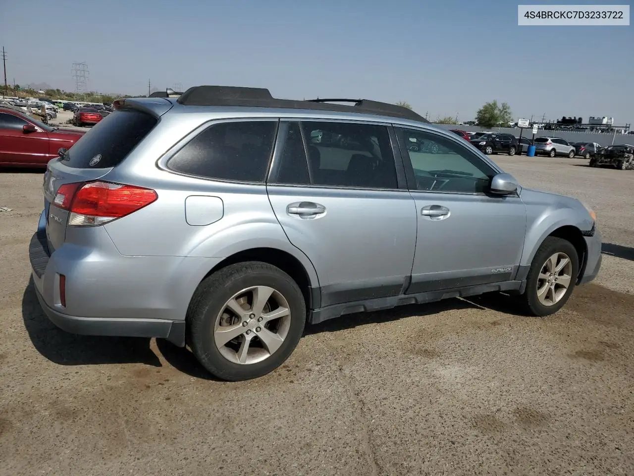 4S4BRCKC7D3233722 2013 Subaru Outback 2.5I Limited