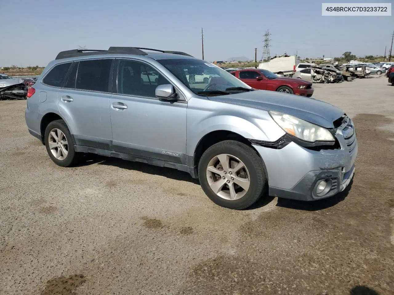 4S4BRCKC7D3233722 2013 Subaru Outback 2.5I Limited