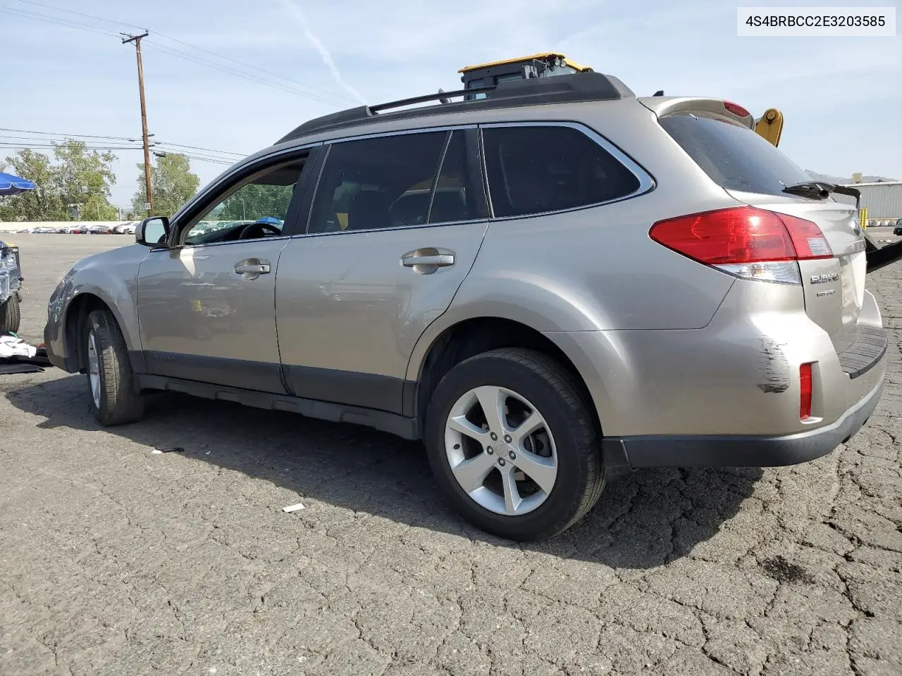 2014 Subaru Outback 2.5I Premium VIN: 4S4BRBCC2E3203585 Lot: 54706705