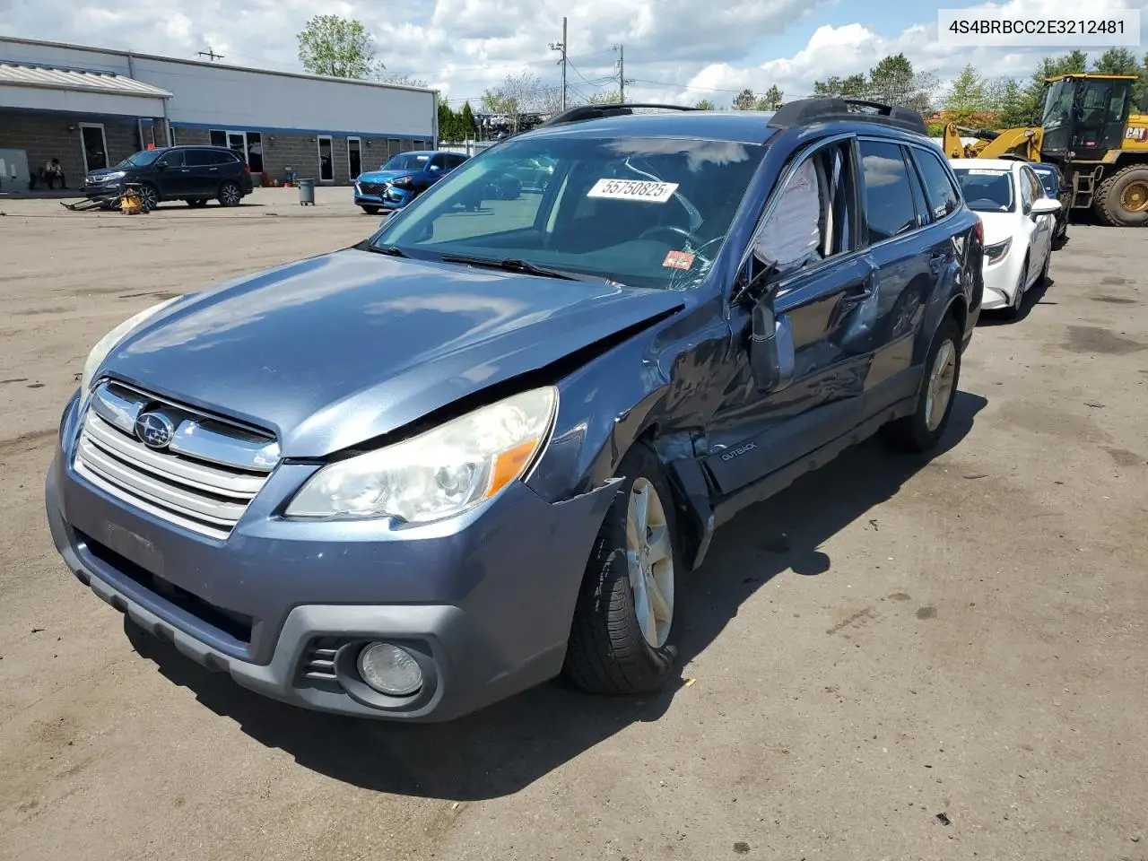 2014 Subaru Outback 2.5I Premium VIN: 4S4BRBCC2E3212481 Lot: 55750825