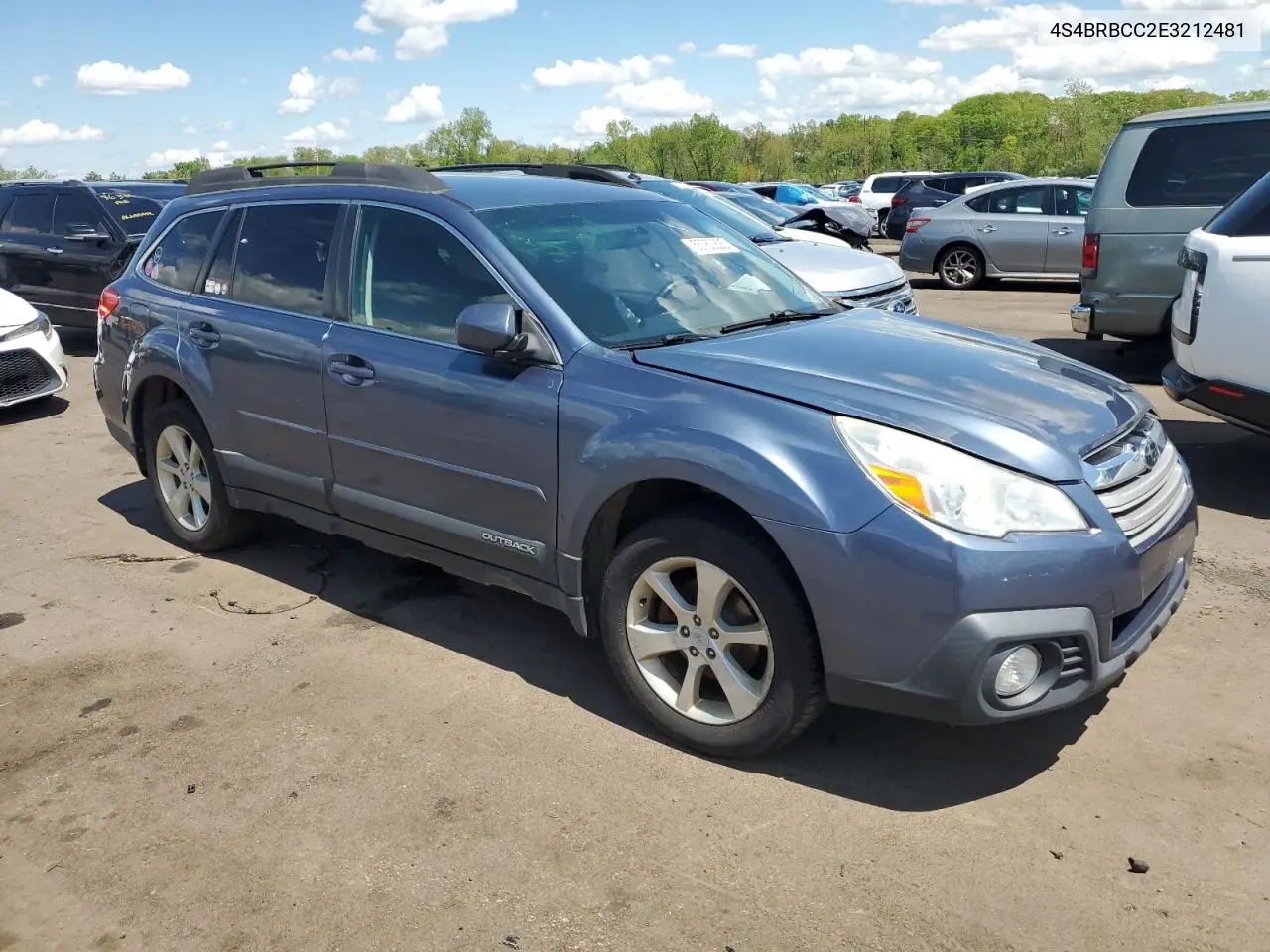 2014 Subaru Outback 2.5I Premium VIN: 4S4BRBCC2E3212481 Lot: 55750825