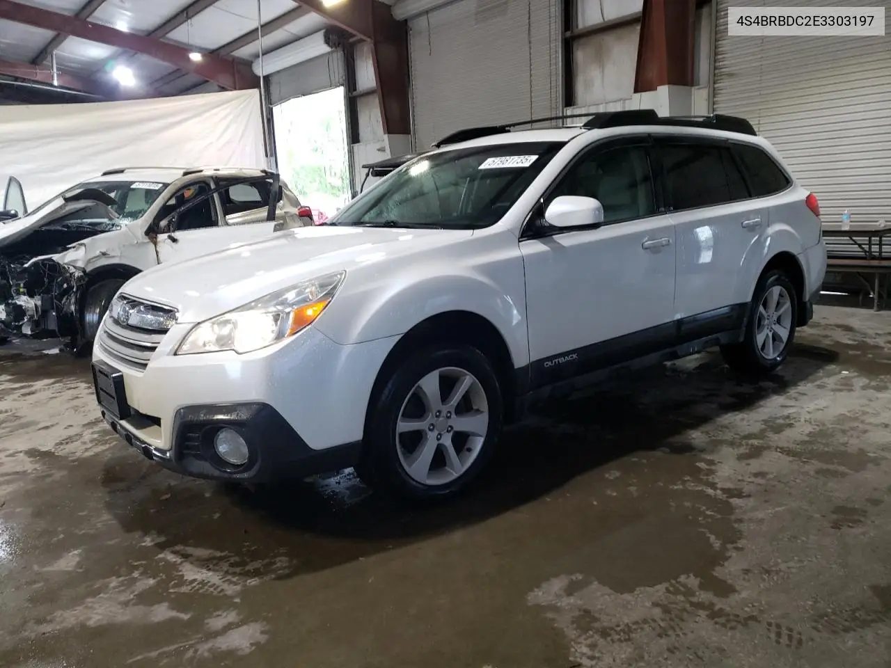 2014 Subaru Outback 2.5I Premium VIN: 4S4BRBDC2E3303197 Lot: 57981735
