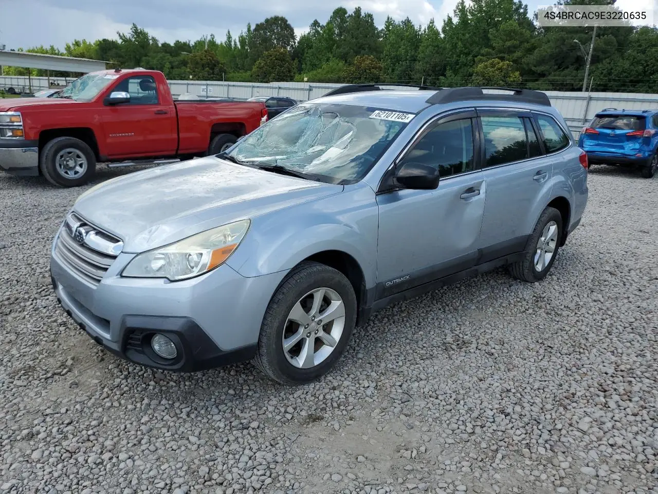 2014 Subaru Outback 2.5I VIN: 4S4BRCAC9E3220635 Lot: 62101105