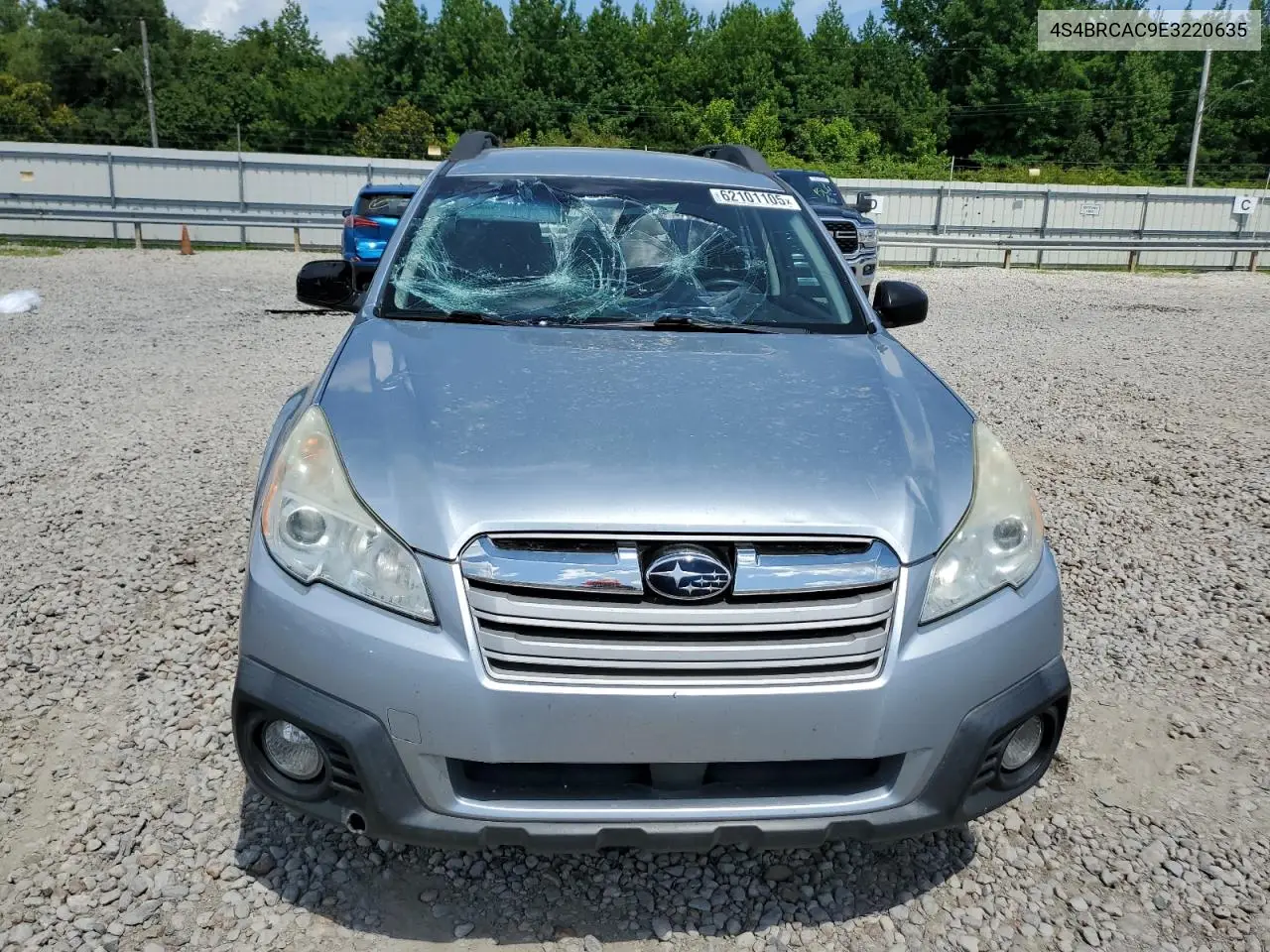 2014 Subaru Outback 2.5I VIN: 4S4BRCAC9E3220635 Lot: 62101105