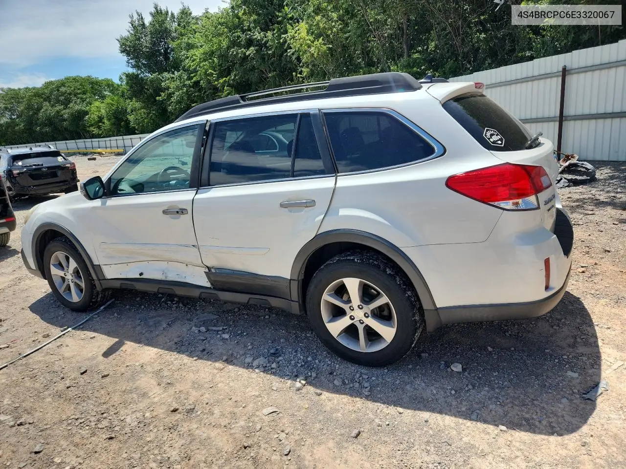 2014 Subaru Outback 2.5I Limited VIN: 4S4BRCPC6E3320067 Lot: 62862245