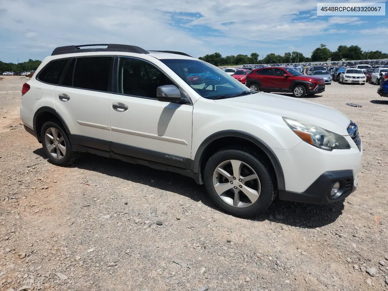 2014 Subaru Outback 2.5I Limited VIN: 4S4BRCPC6E3320067 Lot: 62862245
