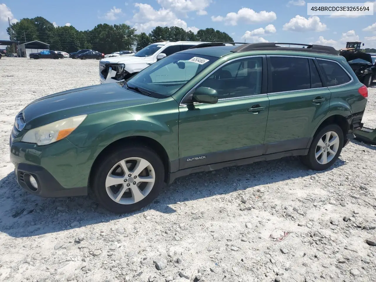 2014 Subaru Outback 2.5I Premium VIN: 4S4BRCDC3E3265694 Lot: 62934585