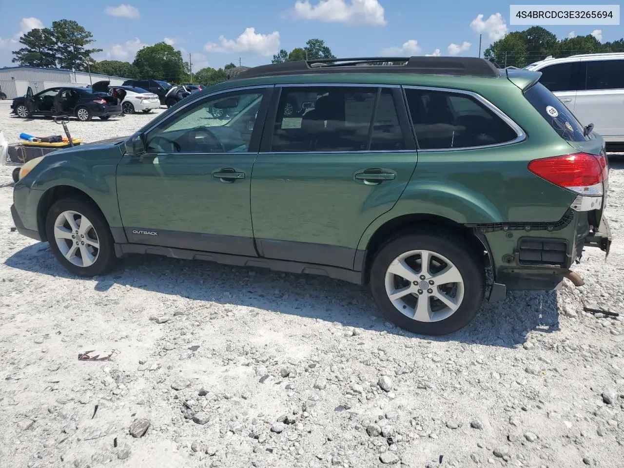 2014 Subaru Outback 2.5I Premium VIN: 4S4BRCDC3E3265694 Lot: 62934585