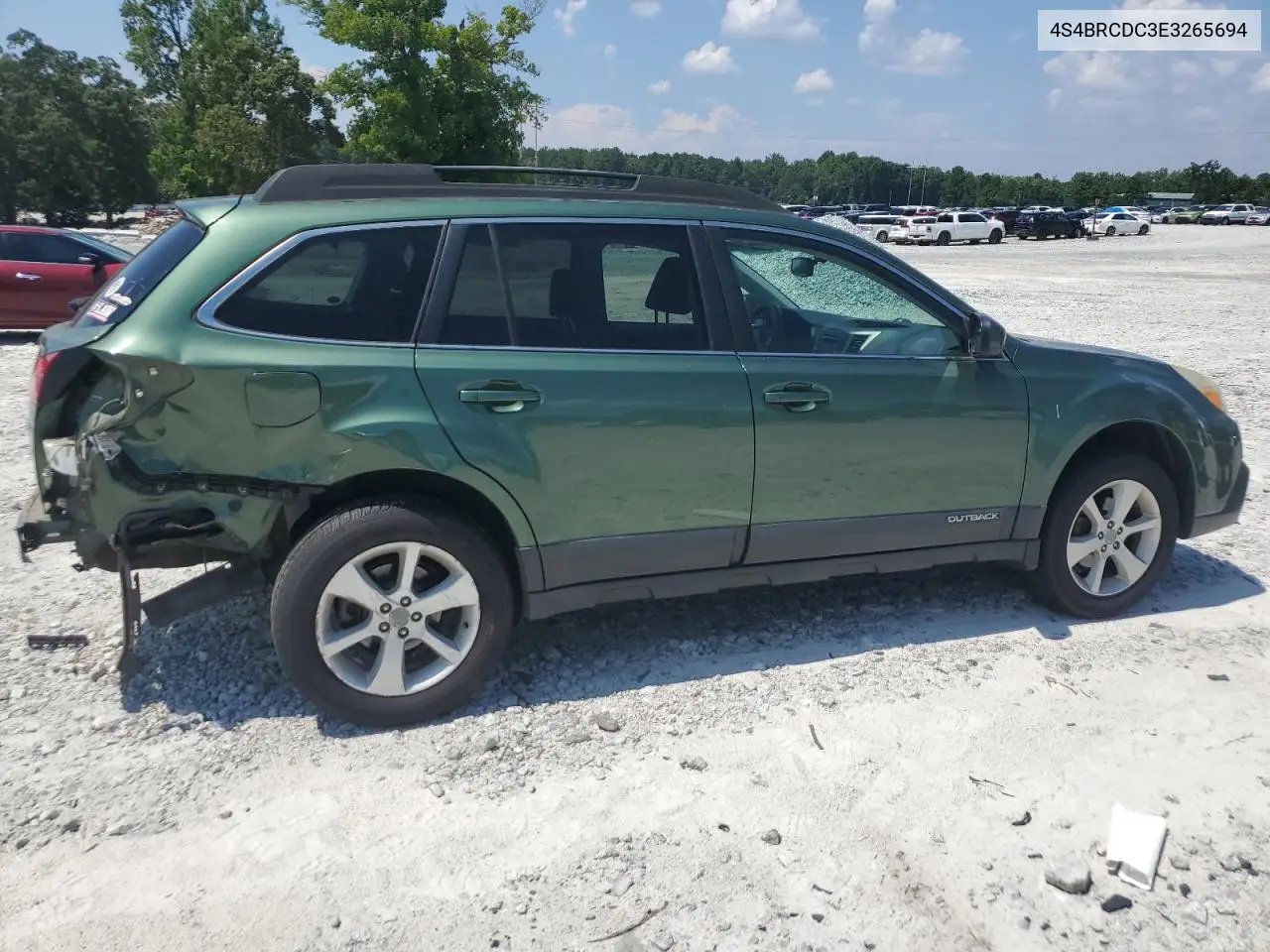 2014 Subaru Outback 2.5I Premium VIN: 4S4BRCDC3E3265694 Lot: 62934585
