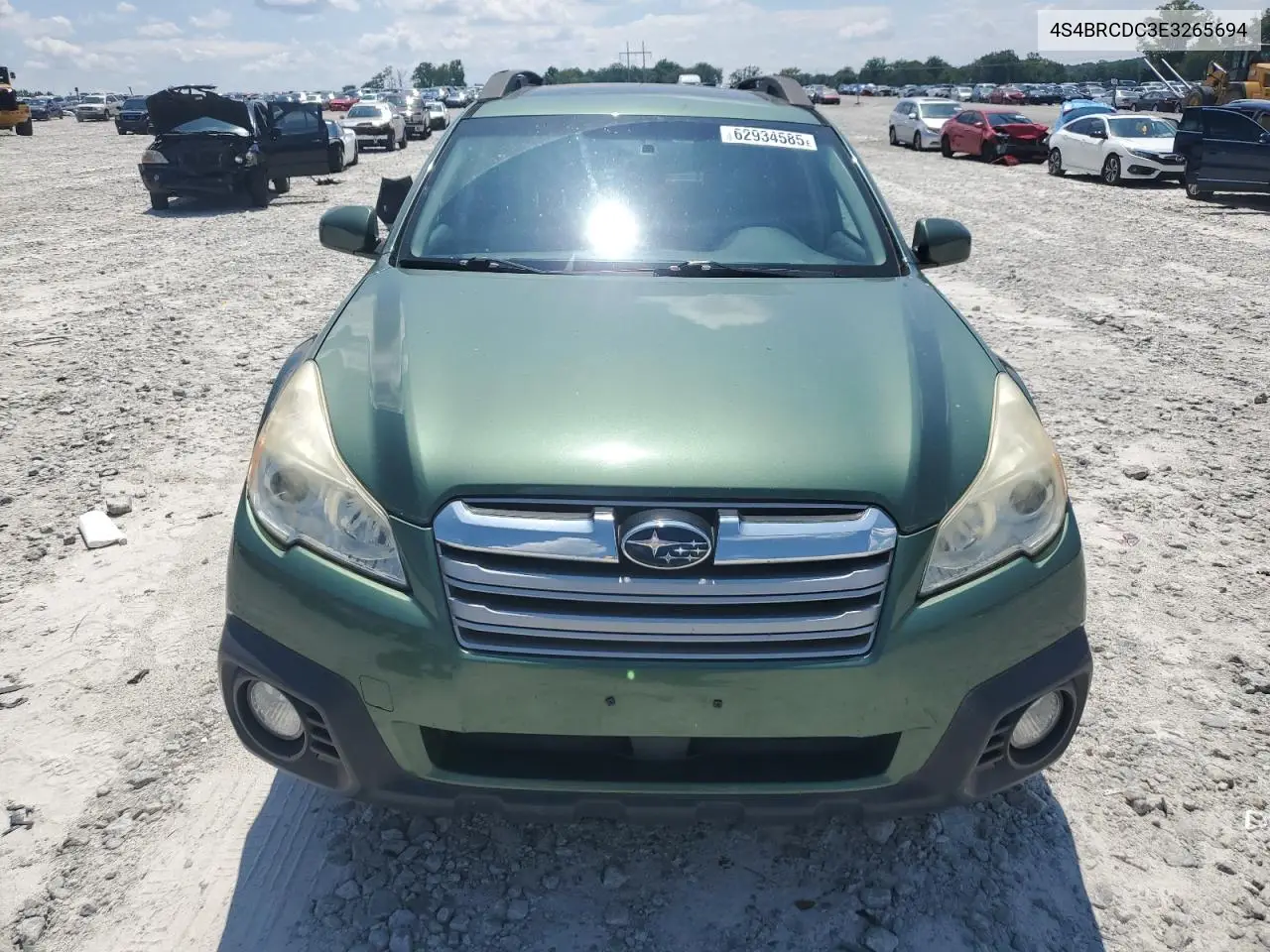 2014 Subaru Outback 2.5I Premium VIN: 4S4BRCDC3E3265694 Lot: 62934585