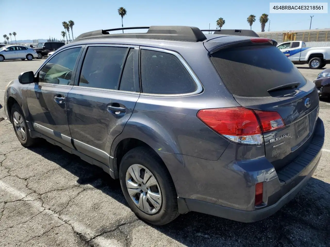 2014 Subaru Outback 2.5I VIN: 4S4BRBAC4E3218561 Lot: 62953355