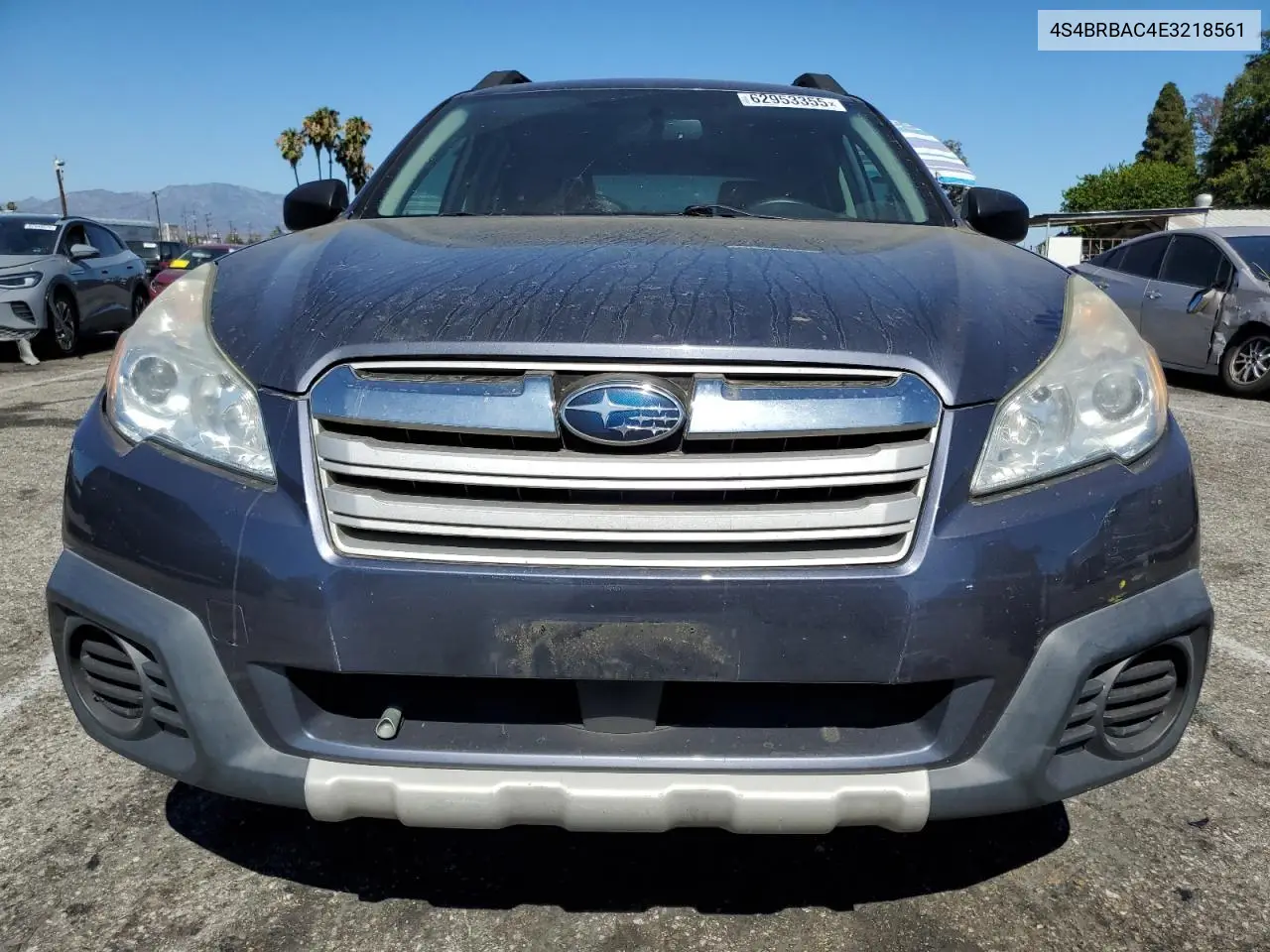 2014 Subaru Outback 2.5I VIN: 4S4BRBAC4E3218561 Lot: 62953355