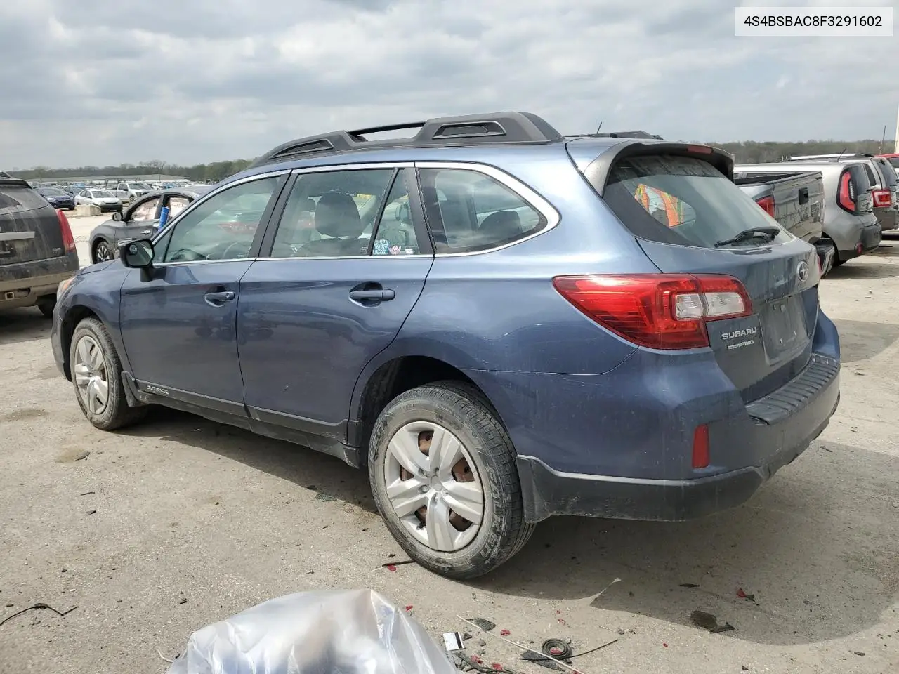 2015 Subaru Outback 2.5I VIN: 4S4BSBAC8F3291602 Lot: 53555395