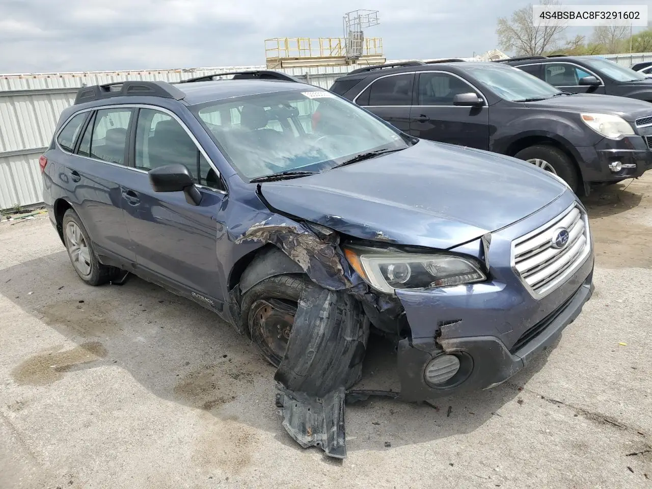 2015 Subaru Outback 2.5I VIN: 4S4BSBAC8F3291602 Lot: 53555395
