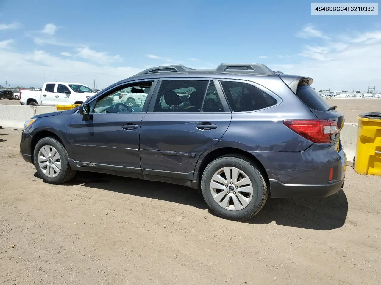 2015 Subaru Outback 2.5I Premium VIN: 4S4BSBCC4F3210382 Lot: 56550135