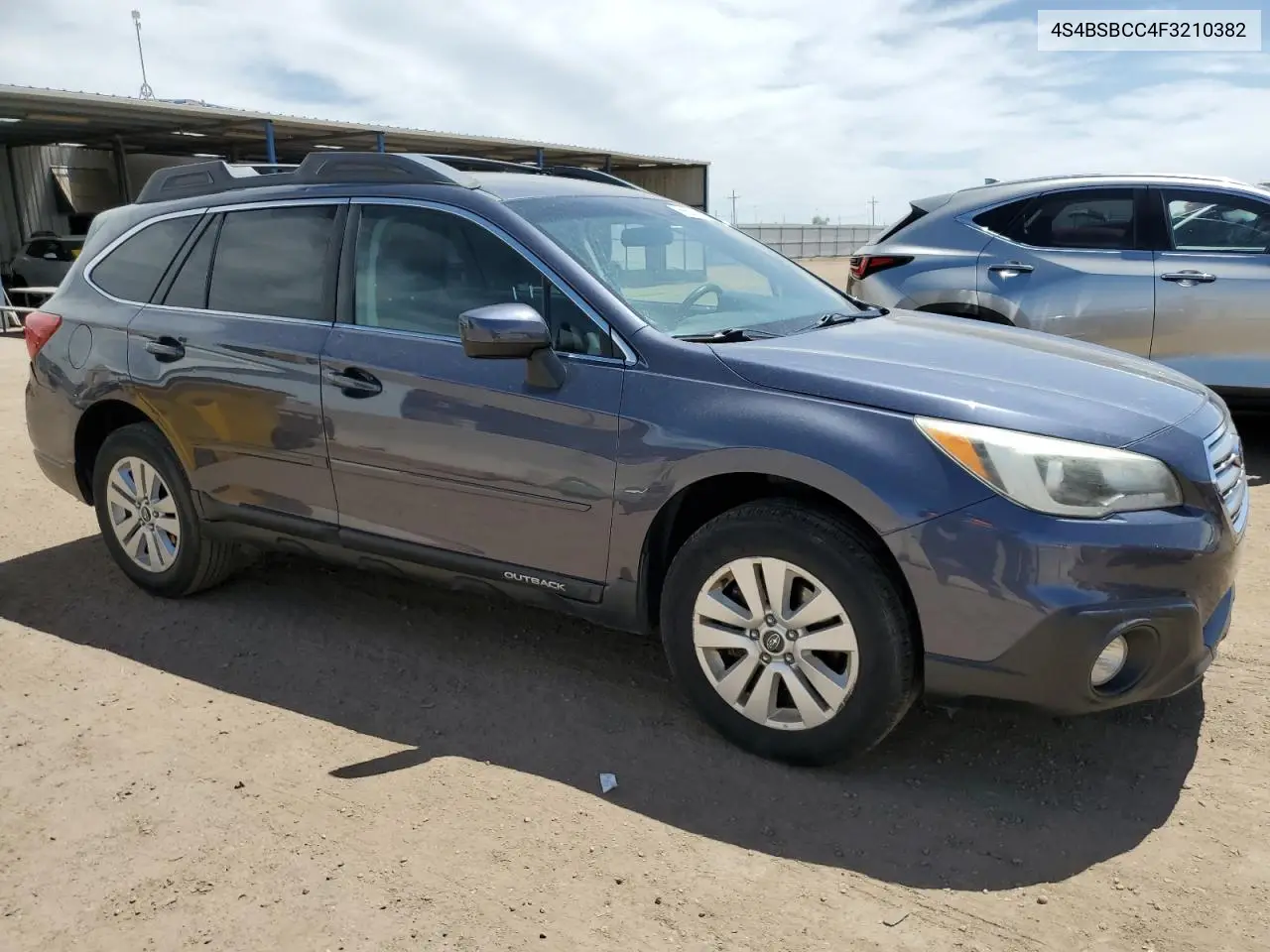 2015 Subaru Outback 2.5I Premium VIN: 4S4BSBCC4F3210382 Lot: 56550135