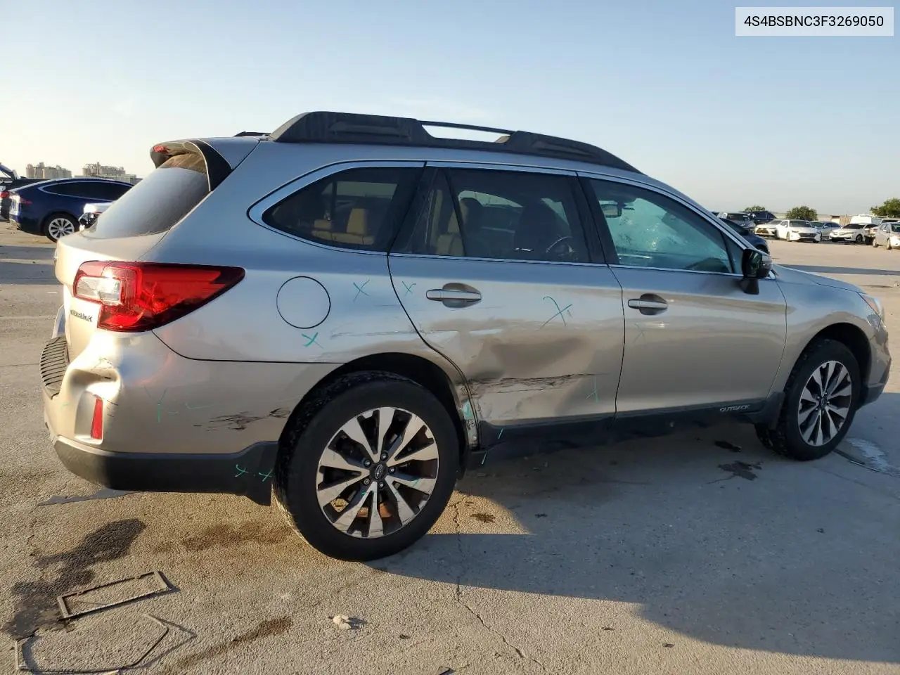 2015 Subaru Outback 2.5I Limited VIN: 4S4BSBNC3F3269050 Lot: 56551935