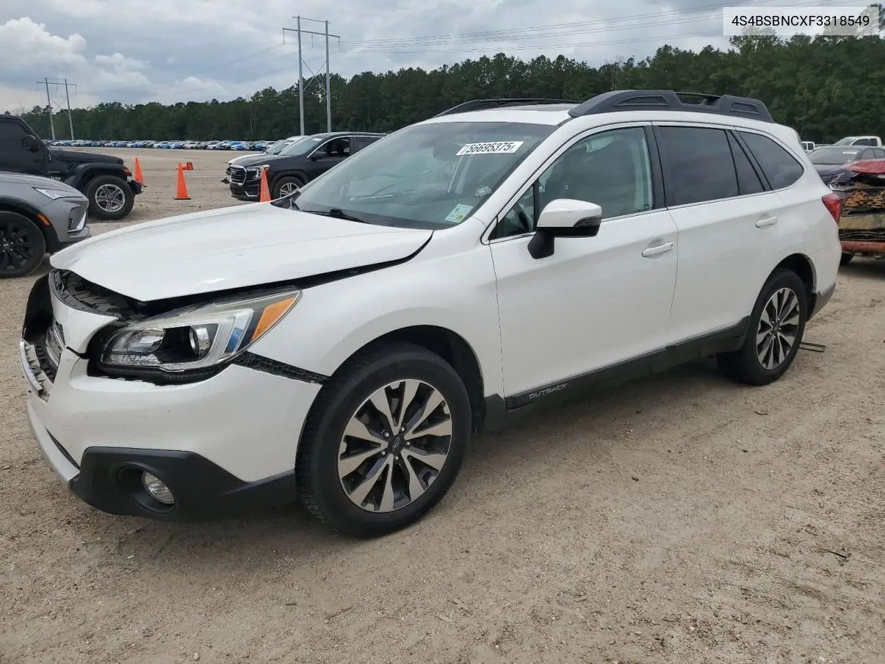 2015 Subaru Outback 2.5I Limited VIN: 4S4BSBNCXF3318549 Lot: 56695375