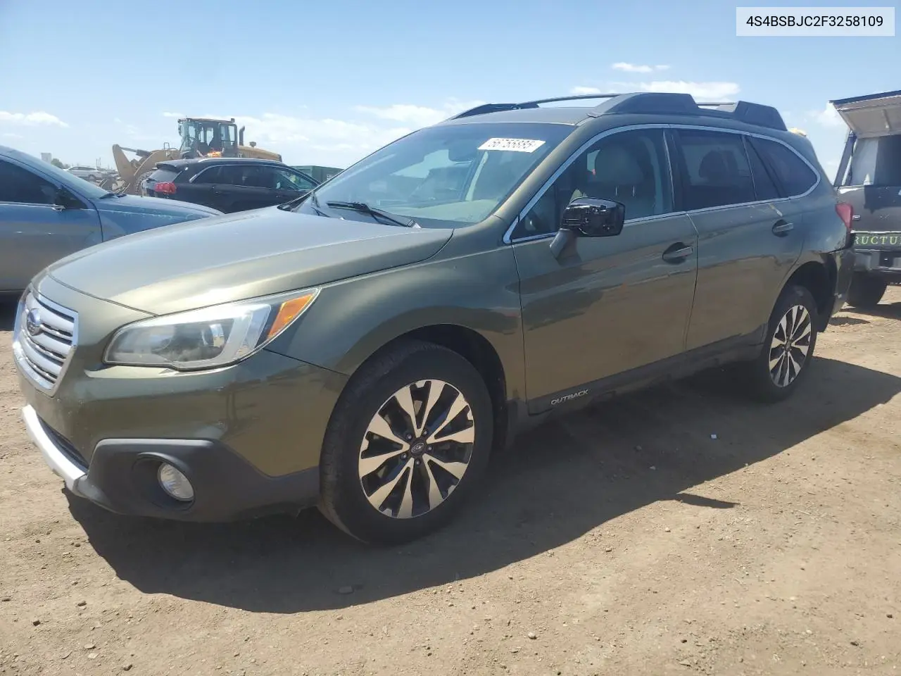 2015 Subaru Outback 2.5I Limited VIN: 4S4BSBJC2F3258109 Lot: 56755885