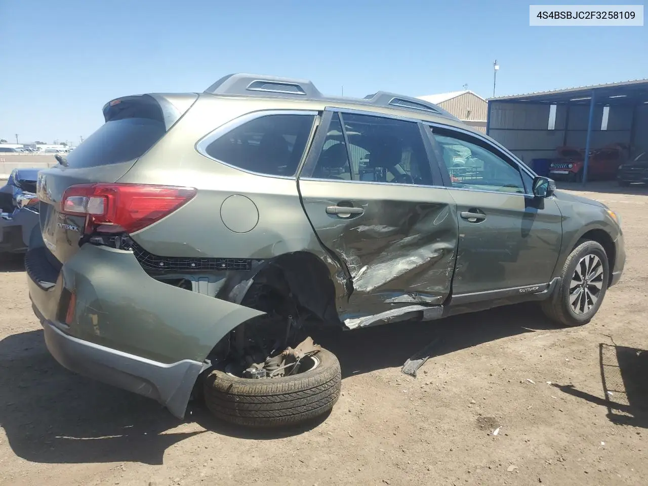 2015 Subaru Outback 2.5I Limited VIN: 4S4BSBJC2F3258109 Lot: 56755885