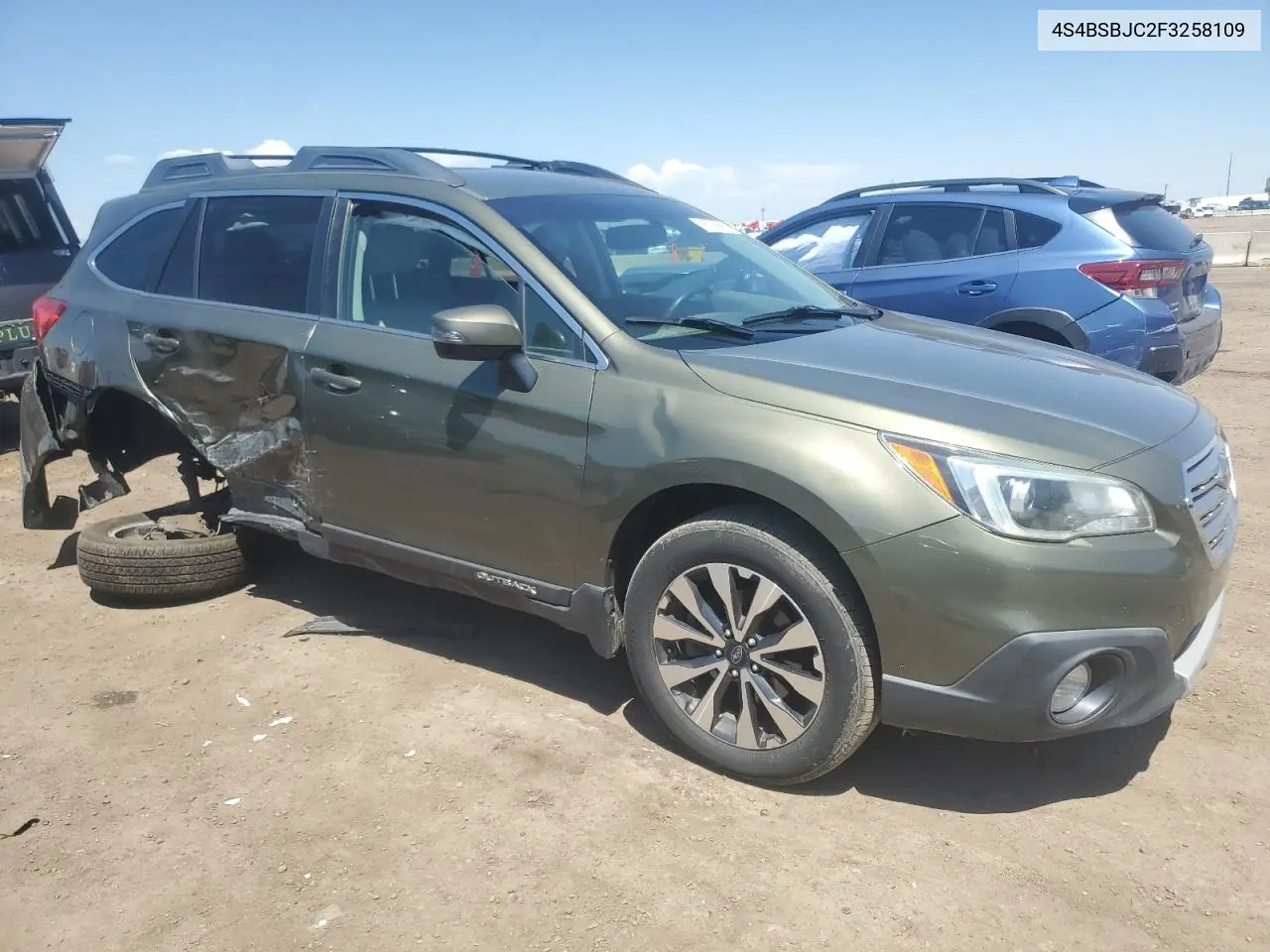 2015 Subaru Outback 2.5I Limited VIN: 4S4BSBJC2F3258109 Lot: 56755885