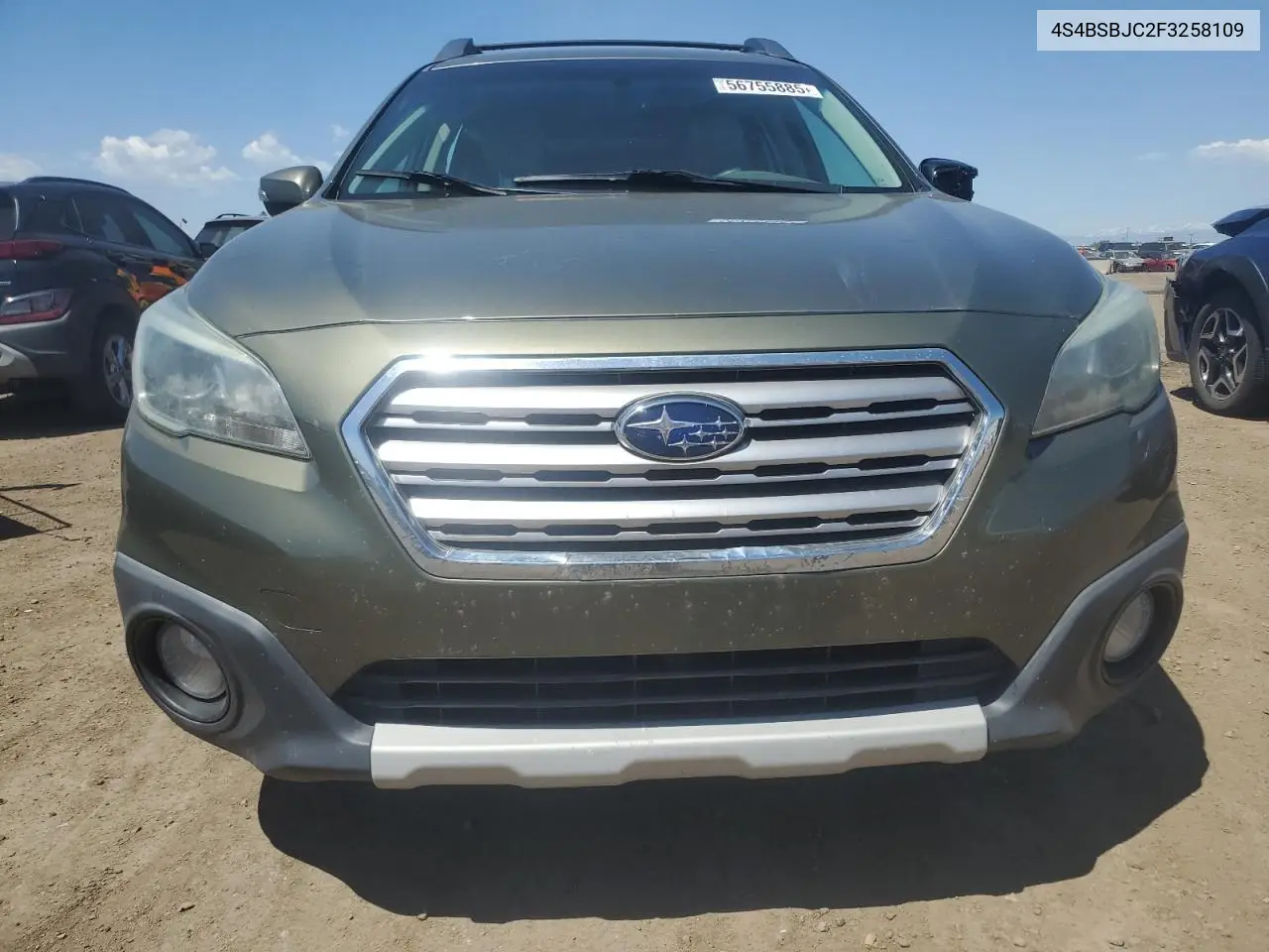 2015 Subaru Outback 2.5I Limited VIN: 4S4BSBJC2F3258109 Lot: 56755885