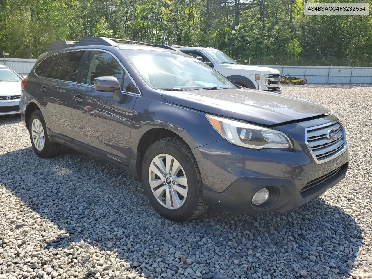 2015 Subaru Outback 2.5I Premium VIN: 4S4BSACC4F3232554 Lot: 58927385