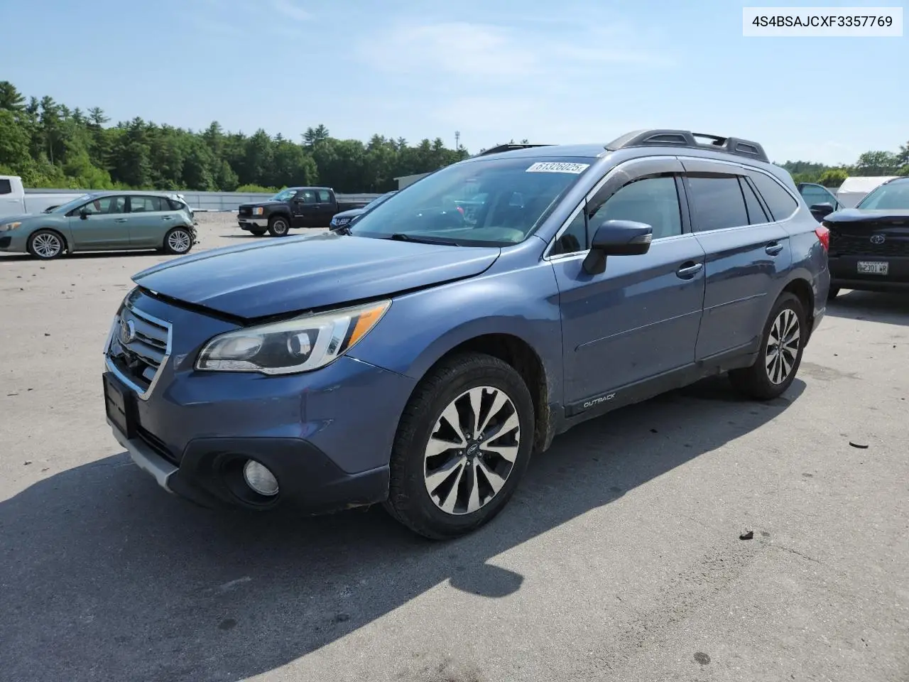 2015 Subaru Outback 2.5I Limited VIN: 4S4BSAJCXF3357769 Lot: 61326025