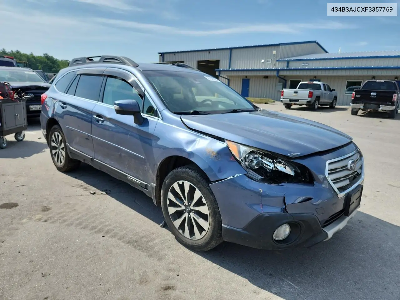 2015 Subaru Outback 2.5I Limited VIN: 4S4BSAJCXF3357769 Lot: 61326025